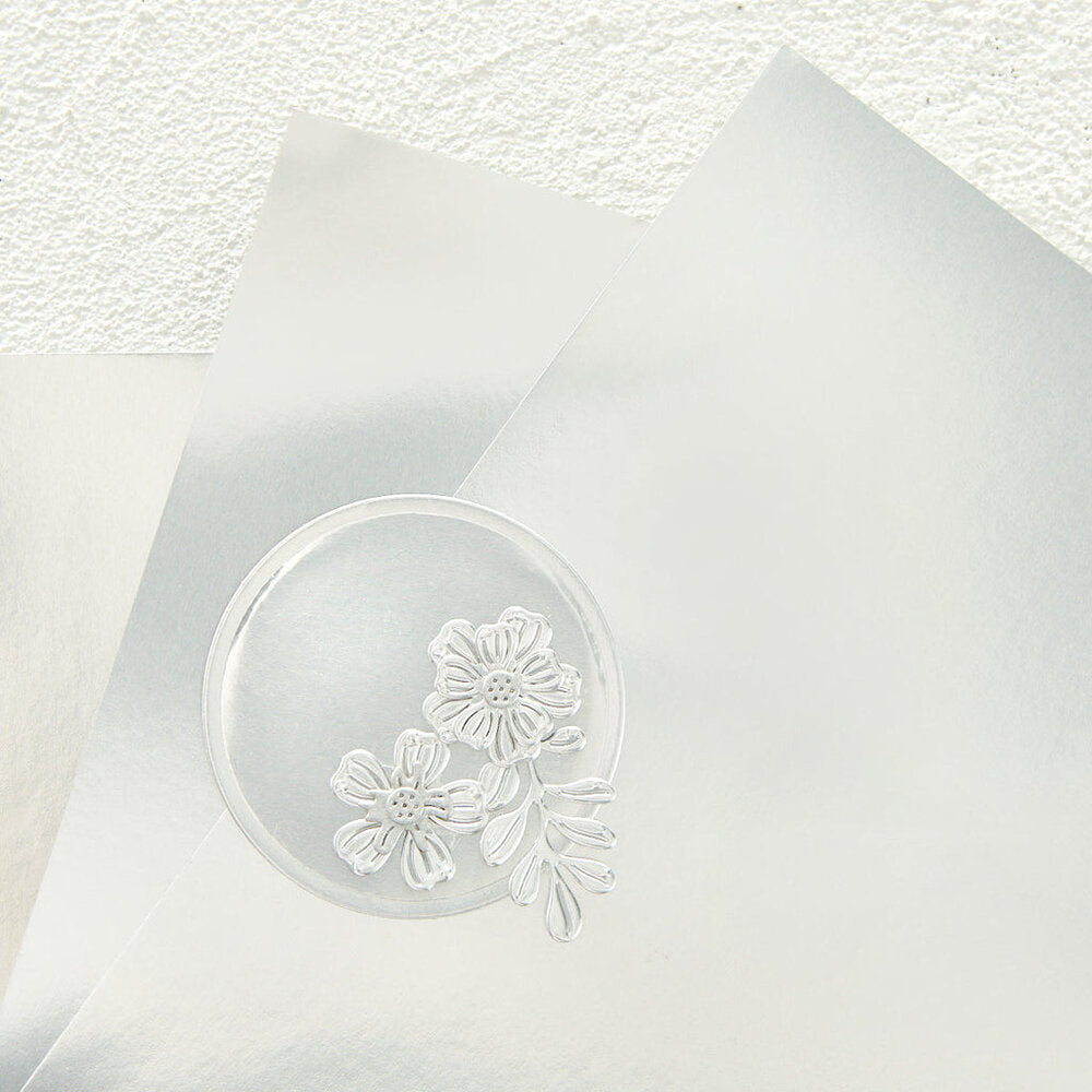 Spellbinders Mirror Silver Cardstock 8.5x11 Inch (10pcs)