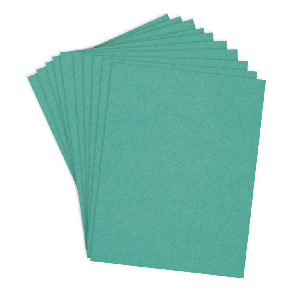 Spellbinders Teal Topaz 8.5x11 Inch ColorWheel Cardstock (10 Sheets)