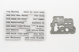 Papierstudio Shop Bundle Alles Liebe Stanze & Stempelset