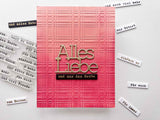 Papierstudio Shop Add-On Alles Liebe Sprüche Stempelset