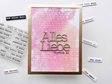 Papierstudio Shop Bundle Alles Liebe Stanze & Stempelset