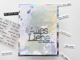 Papierstudio Shop Bundle Alles Liebe Stanze & Stempelset