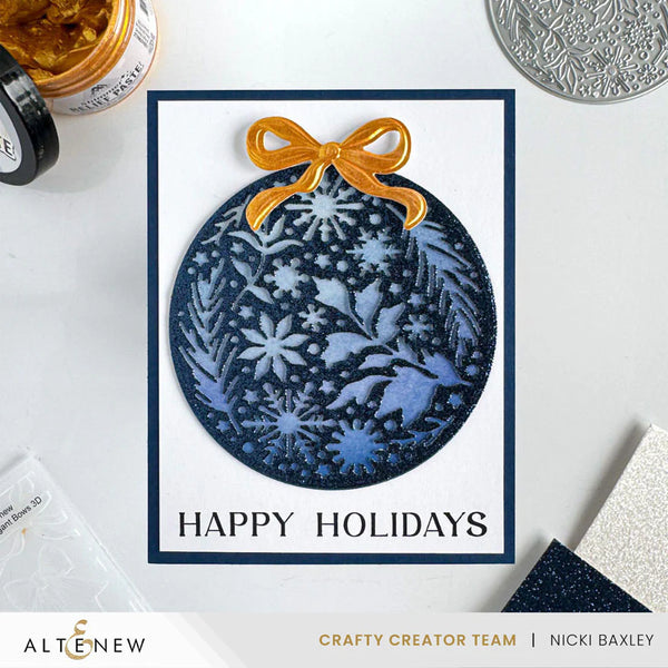 Altenew Glitter Cardstock Set - Sapphire (8.5x11, 10 sheets)