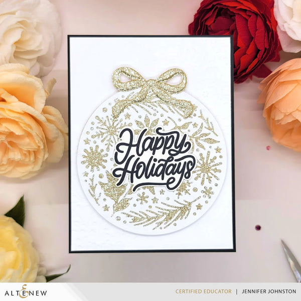 Altenew Glitter Cardstock Set - Smoky Quartz (8.5x11, 10 sheets)