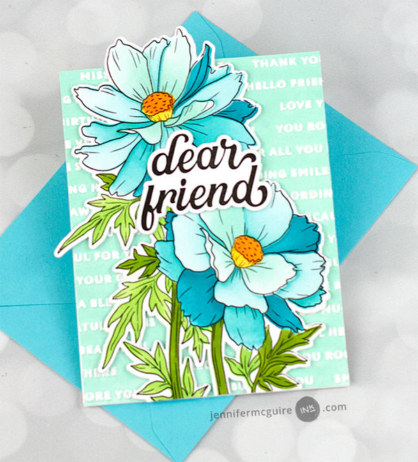 Altenew Raised Sentiments 3D Embossing Folder