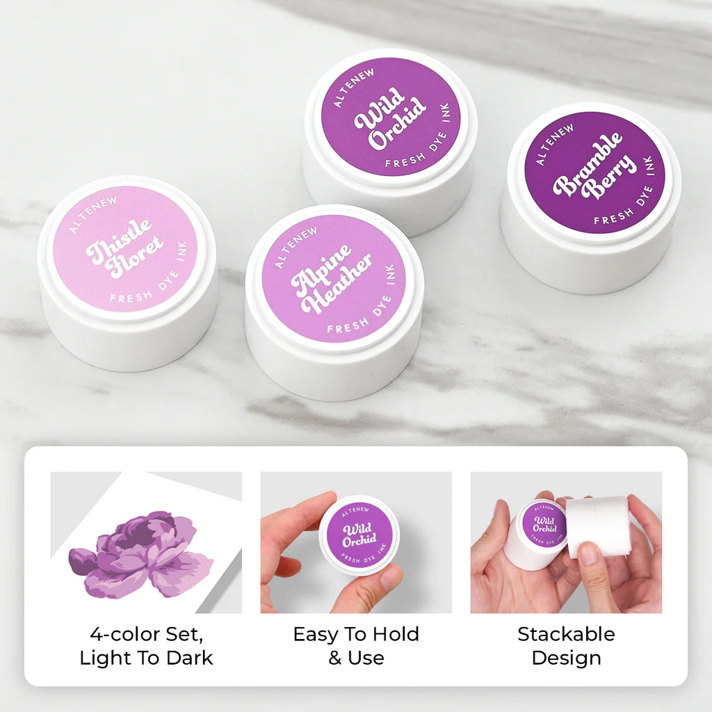 Altenew Highland Flora Fresh Dye Ink Mini Pods