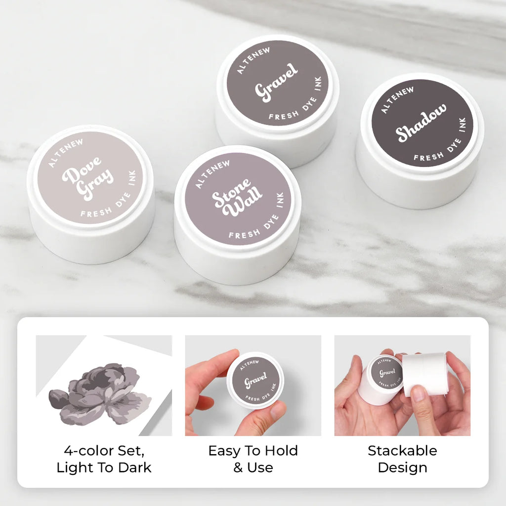 Altenew Tranquil Reflections Fresh Dye Ink Mini Pods