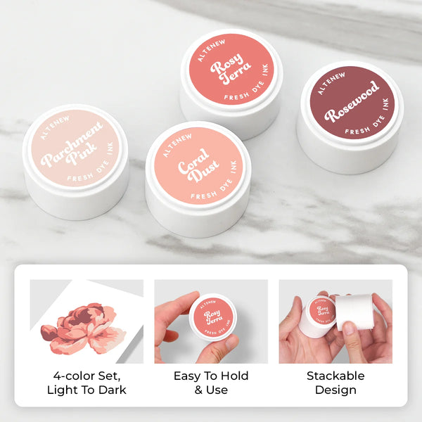 Altenew Vintage Study Fresh Dye Ink Mini Pods
