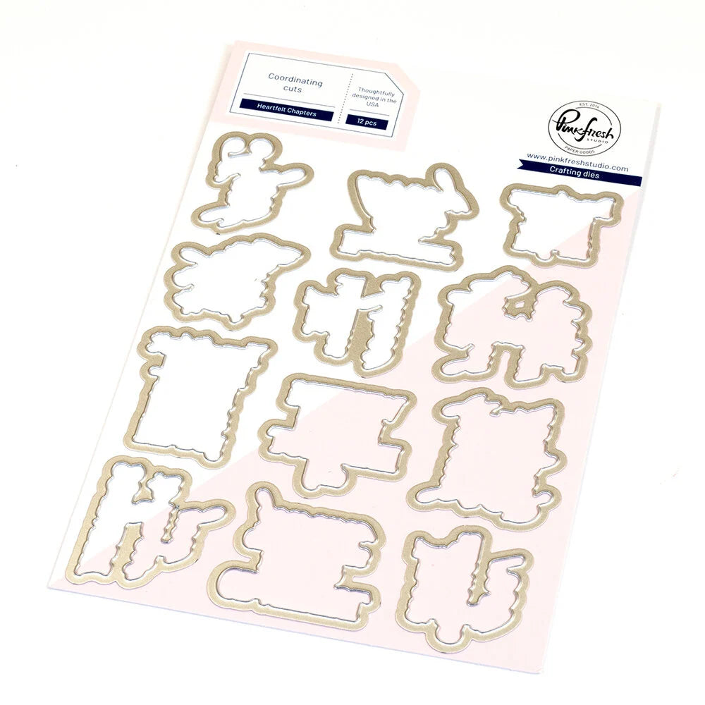 Pinkfresh Studio Heartfelt Chapters Dies