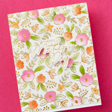 Spellbinders Floral Celebration Press Plate and Stencil Bundle