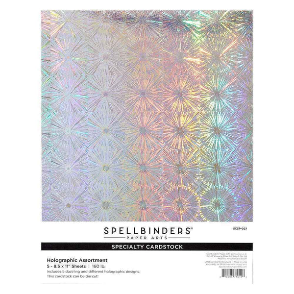 Spellbinders Just Add Cake Assortment 8,5x11 Inch Holographic Specialty Cardstock