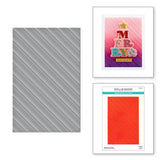 Spellbinders Peppermint Stripes Embossing Folder