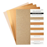 Spellbinders Rose Gold Assortment 8 1/2x11 Inch Treasured Cardstock (15pcs)