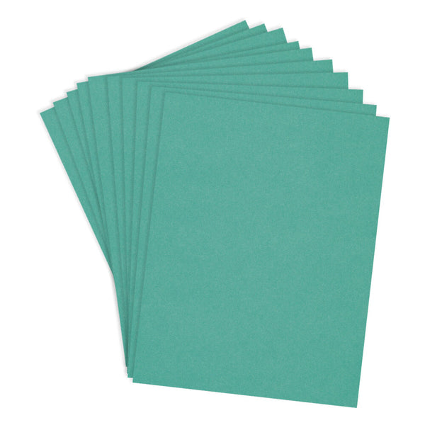 Spellbinders Teal Topaz 8.5x11 Inch ColorWheel Cardstock (10 Sheets)