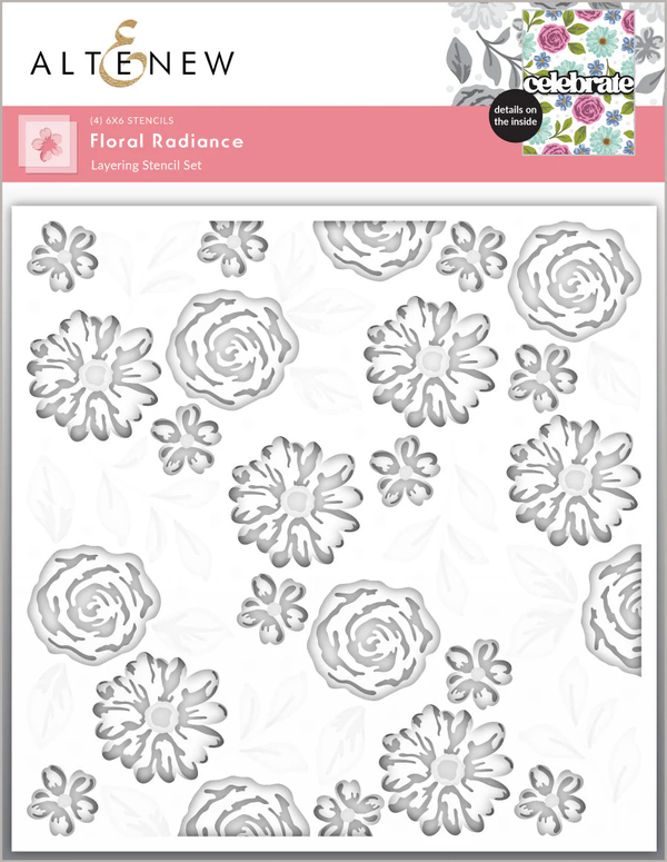 Altenew Floral Radiance Layering Stencil Set (4 in 1)